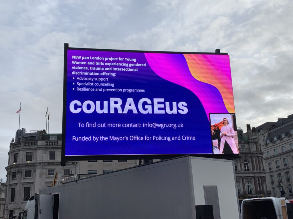 CouRAGEus Display in Trafalgar