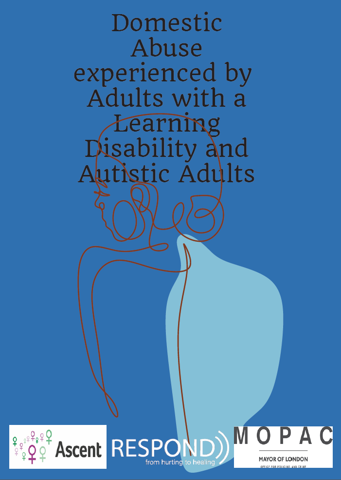 Booklet Front Cover - Talking about sex and relationships, with line drawing of couple kissing